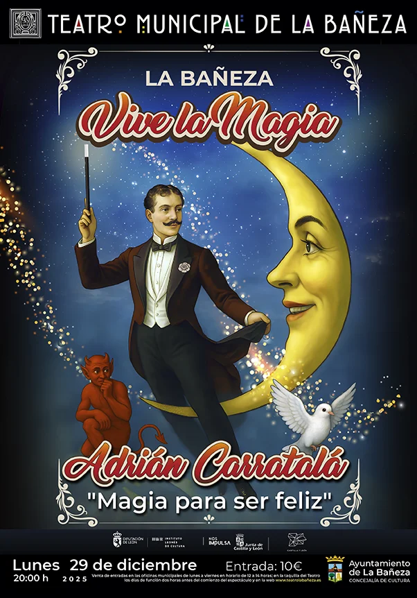 TMLB vivelamagia adrian tcktTeatro Municipal La Bañeza