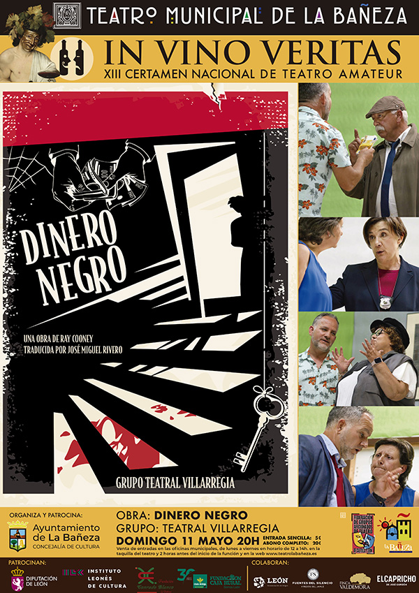 tckt 0002 invinoveritas dinero negroTeatro Municipal La Bañeza