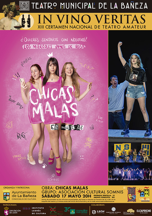 tckt 0003 invinoveritas chicas malasTeatro Municipal La Bañeza