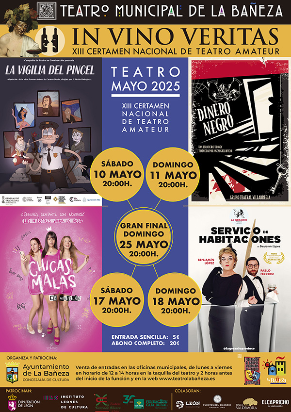 tckt 0004 invinoveritas generico cicloTeatro Municipal La Bañeza