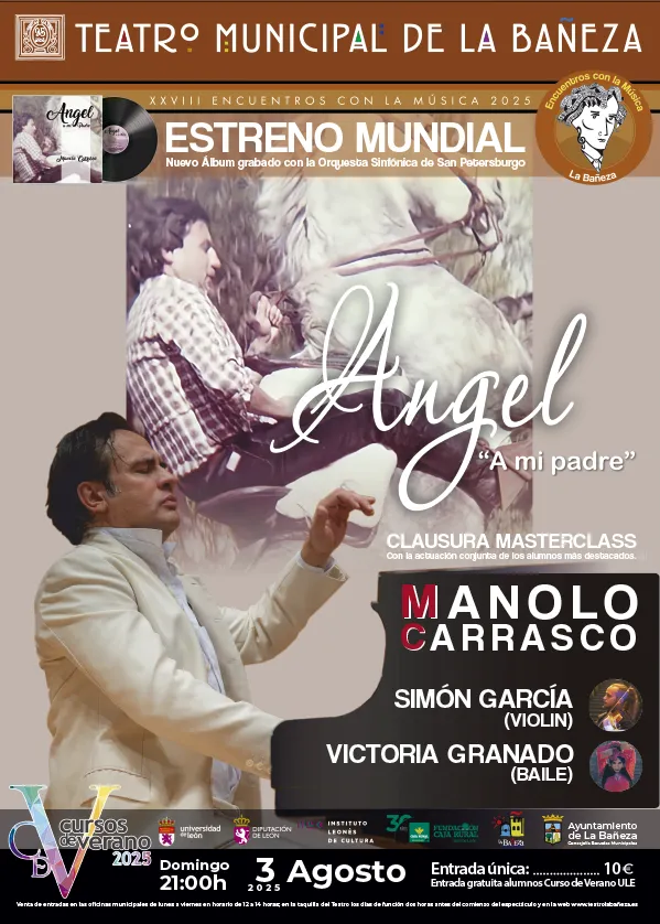 TMLB encuentros manolo carrasco disco tckt 2Teatro Municipal La Bañeza