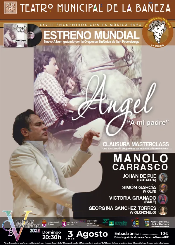 TMLB encuentros manolo carrasco disco tcktTeatro Municipal La Bañeza