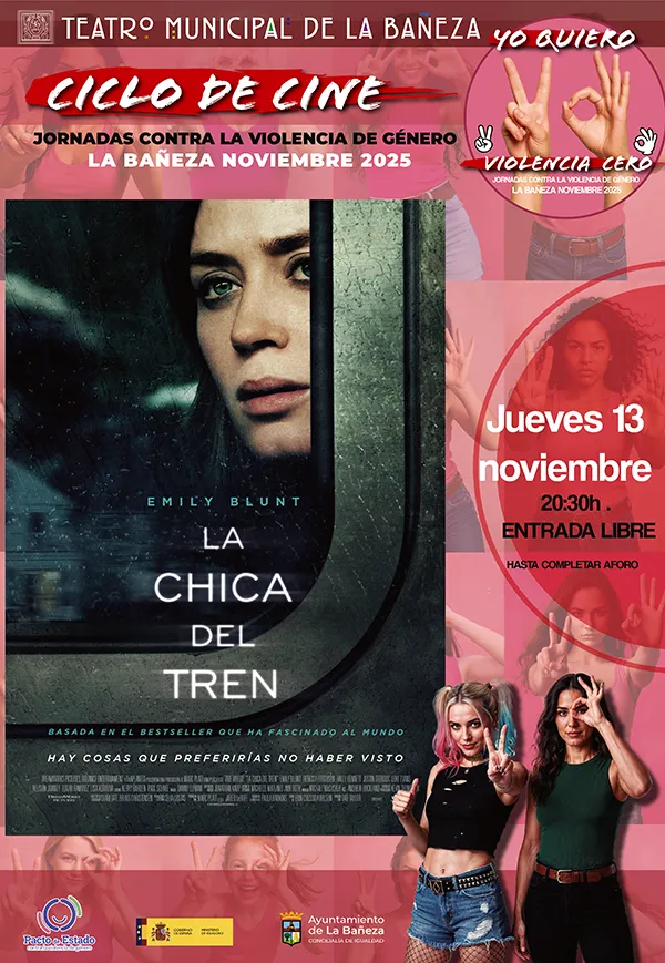 Programación 23Teatroa Municipal La Bañeza ciclocine 2025 lachicadeltren tcktTeatro Municipal La Bañeza