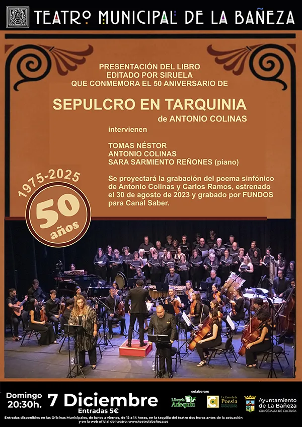 sepulcro libro ticktTeatro Municipal La Bañeza