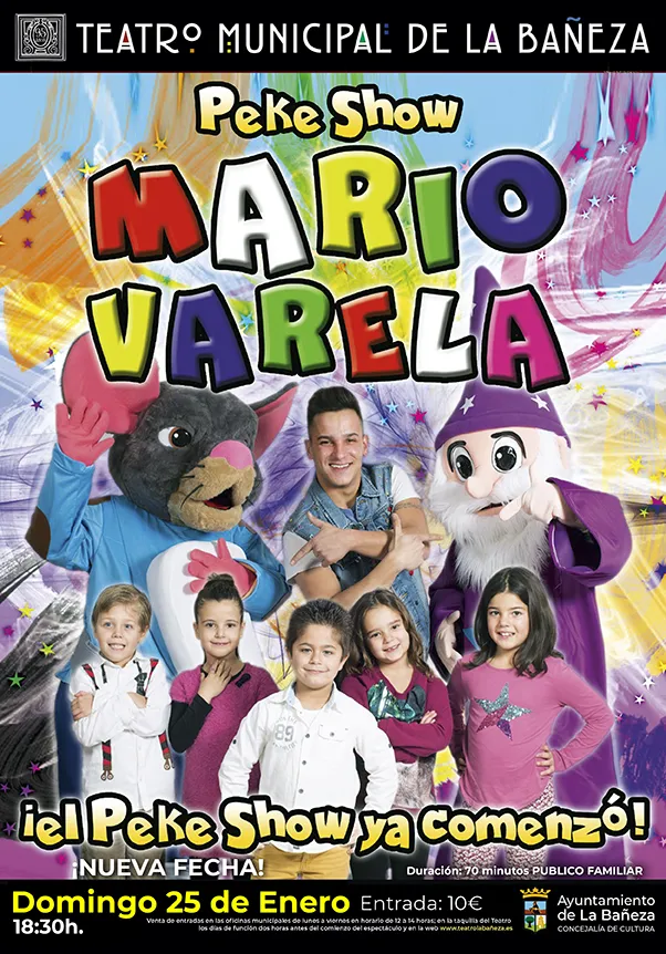 TMLB pekeshow enero tcktTeatro Municipal La Bañeza