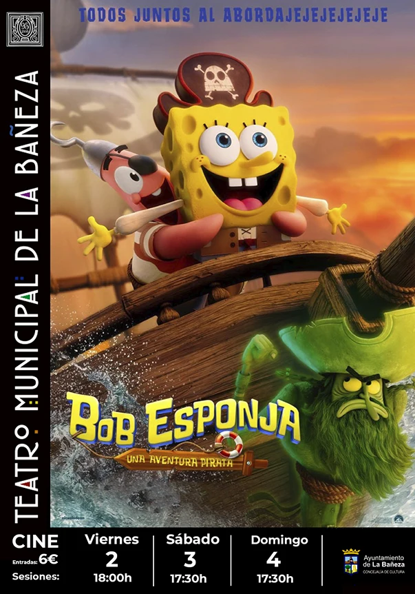 tmlb cine bobsponja tcktTeatro Municipal La Bañeza
