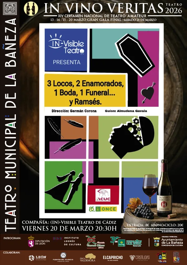 invinoveritas 3locosTeatro Municipal La Bañeza