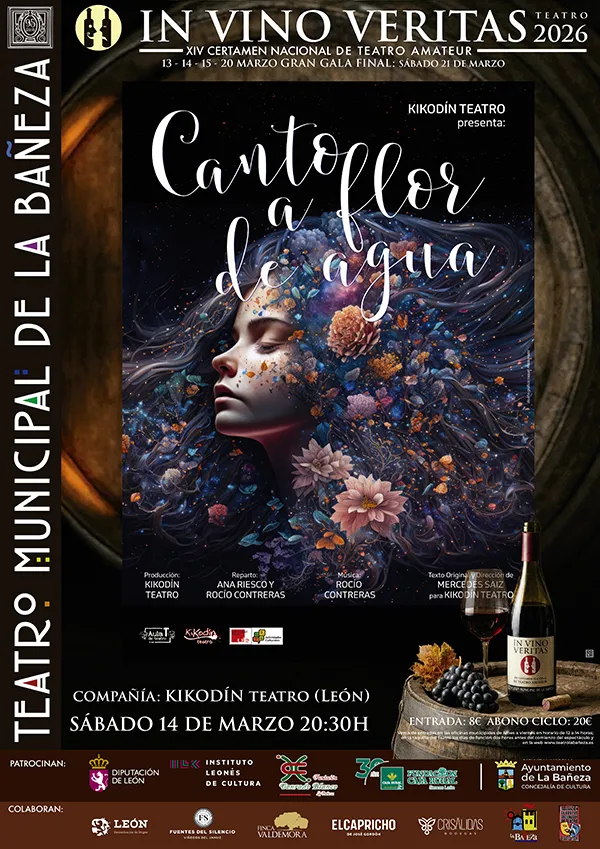 invinoveritas cantoaflordeagua tcktTeatro Municipal La Bañeza