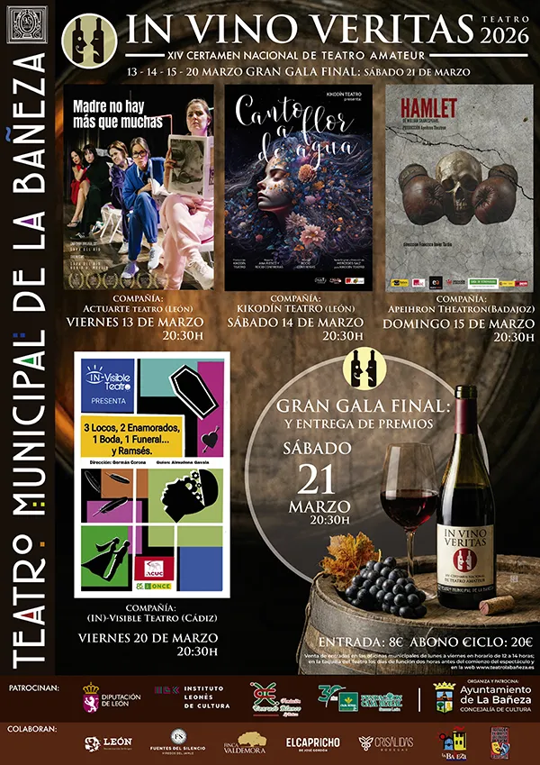 invinoveritas ciclo completo tcktTeatro Municipal La Bañeza