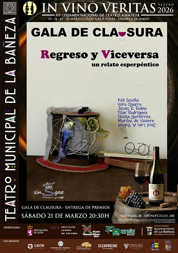 invinoveritas galaclausurao tcktTeatro Municipal La Bañeza