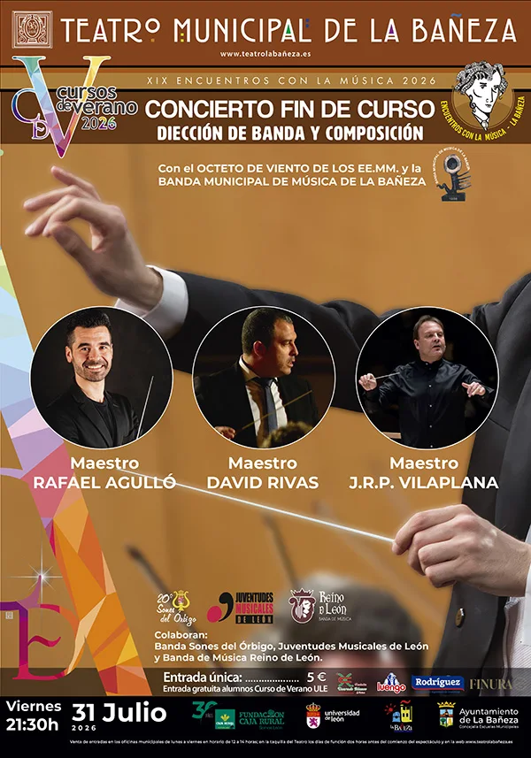 TMLB direccion banda y composicion encuentros tckt copiaTeatro Municipal La Bañeza