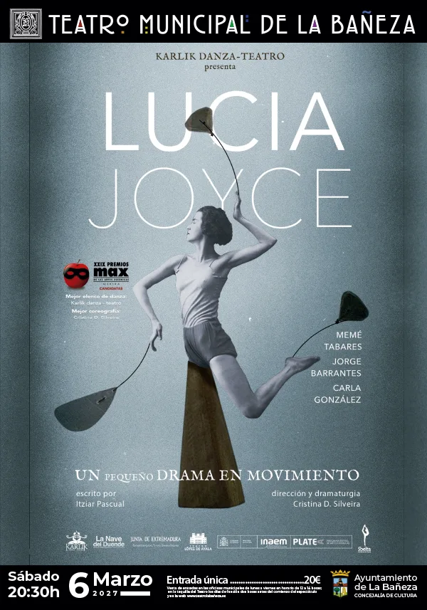 TMLB lucia joyce tcktTeatro Municipal La Bañeza