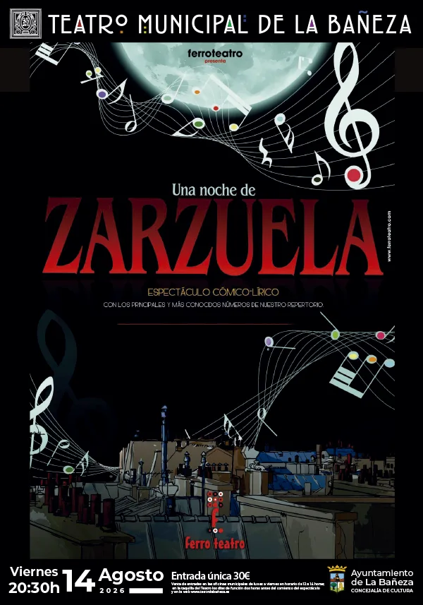 TMLB noche de zarzuela tckt 1Teatro Municipal La Bañeza