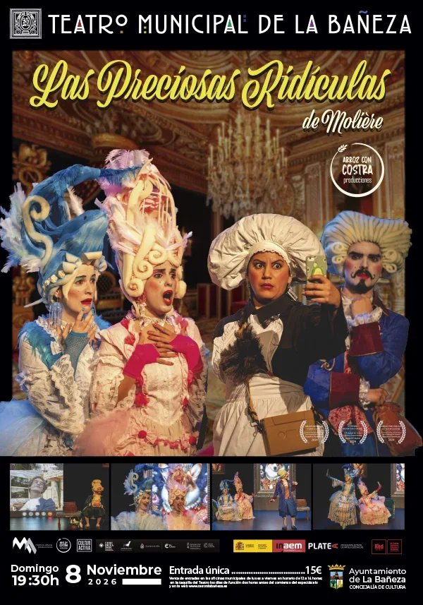TMLB preciosas ridiculas 2026 tckt 1Teatro Municipal La Bañeza