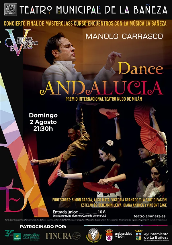 teatro curso de verano 2026 manolo carrasco tckt copiaTeatro Municipal La Bañeza